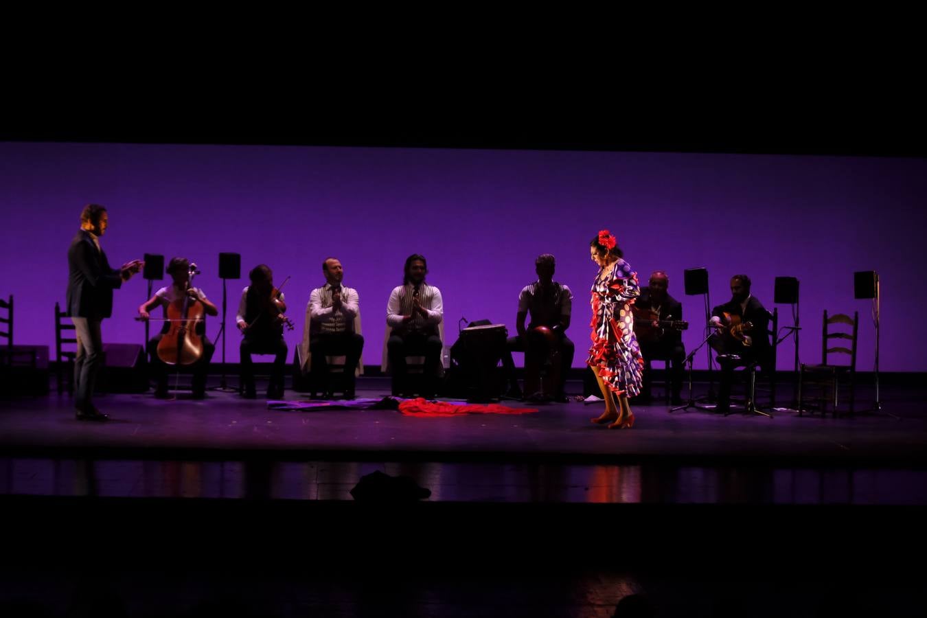 Un momento del espectáculo de Manuela Carrasco en el Teatro de la Maestranza