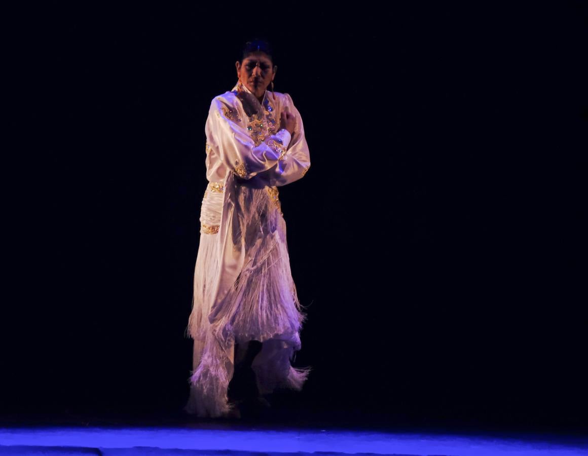 Un momento del espectáculo de Manuela Carrasco en el Teatro de la Maestranza