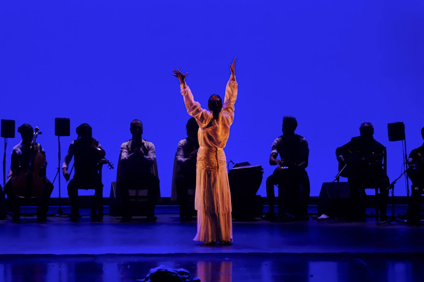 Un momento del espectáculo de Manuela Carrasco en el Teatro de la Maestranza