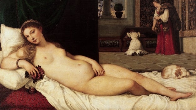 Tiziano. La venus de Urbino. 1538. Galleria de los Ufficci. Florencia