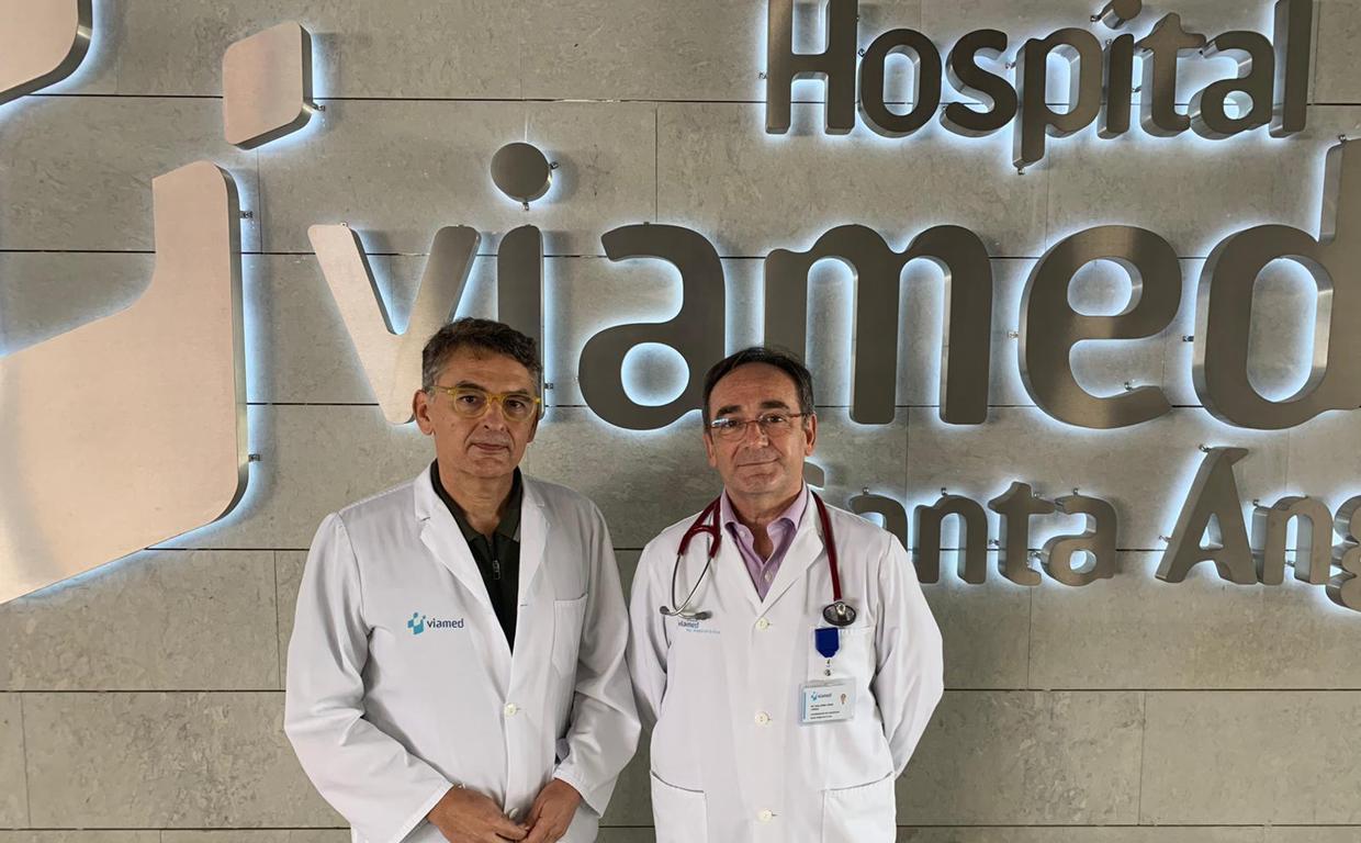 Dres. Manolo Blanco y Guillermo Pérez, integrantes de la Unidad de Covid Persistente de Viamed