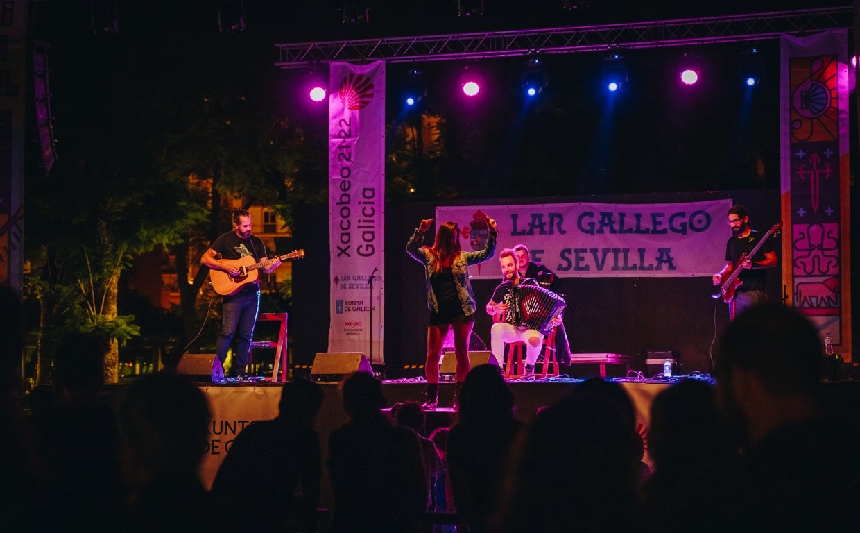 Uno de los conciertos que se desarrollaron en el Parque de los Príncipes