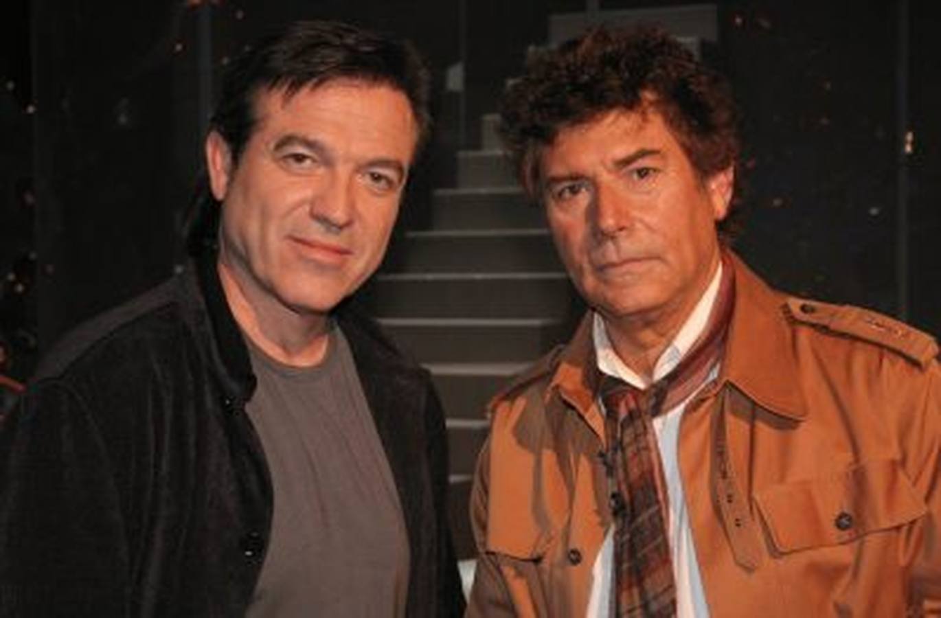 Junto al comunicador Pepe Navarro