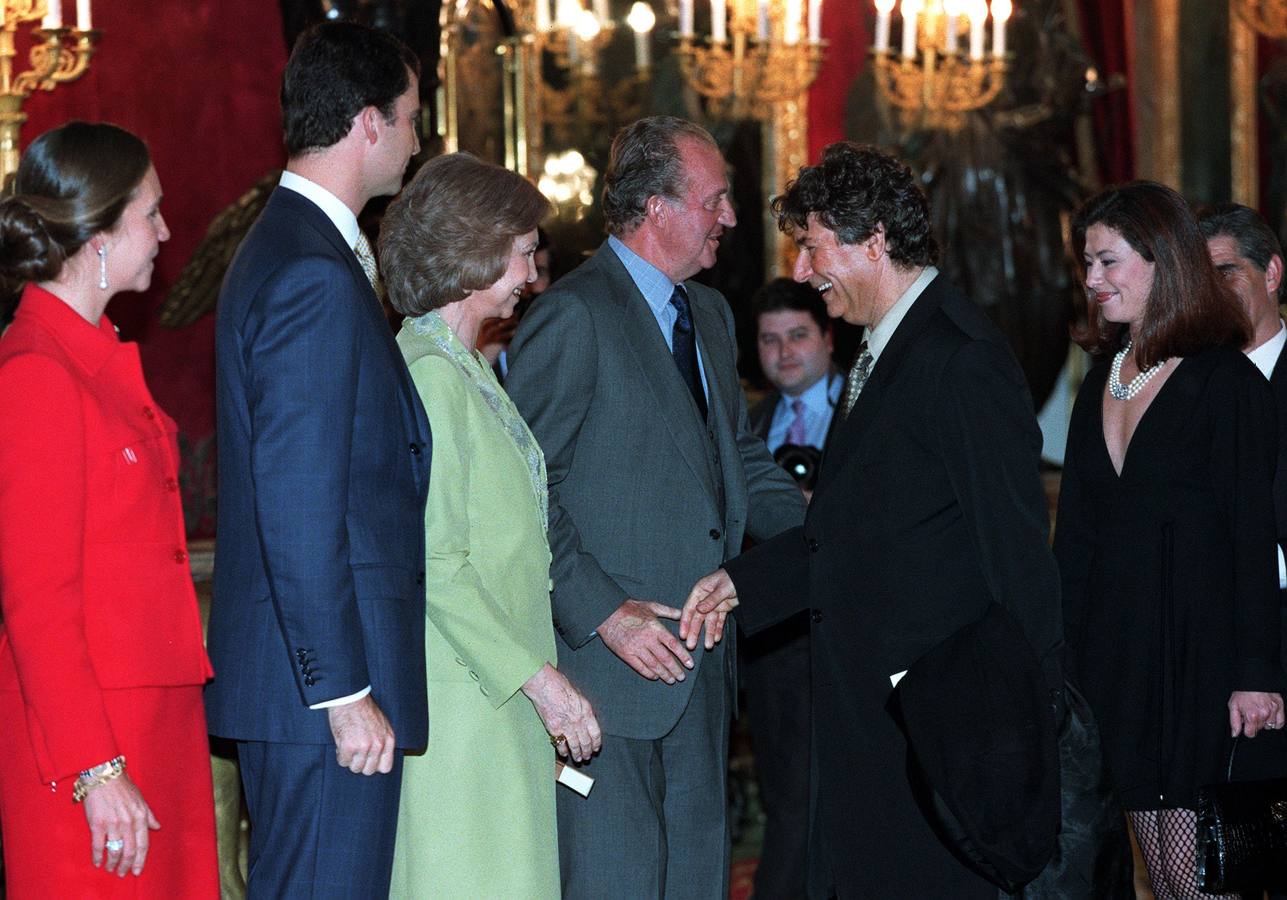 Recepción de la Familia Real a los medios de comunicación