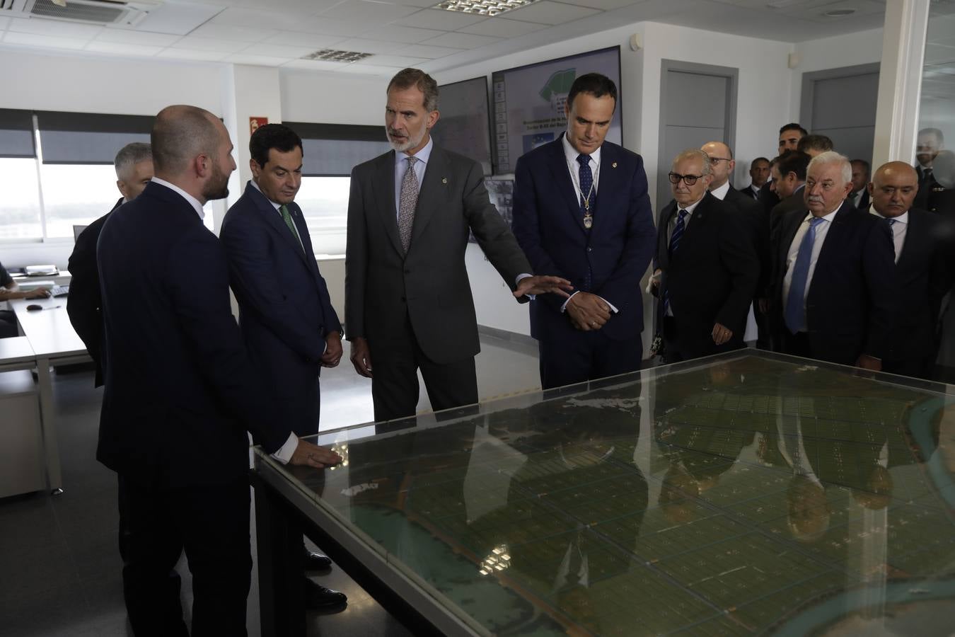 Los regantes se reunieron con el Rey en Lebrija