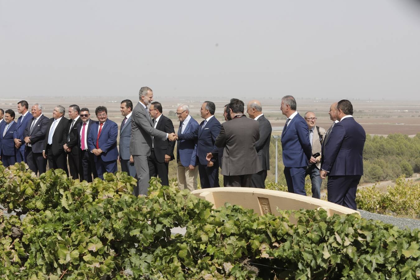 Los regantes se reunieron con el Rey en Lebrija