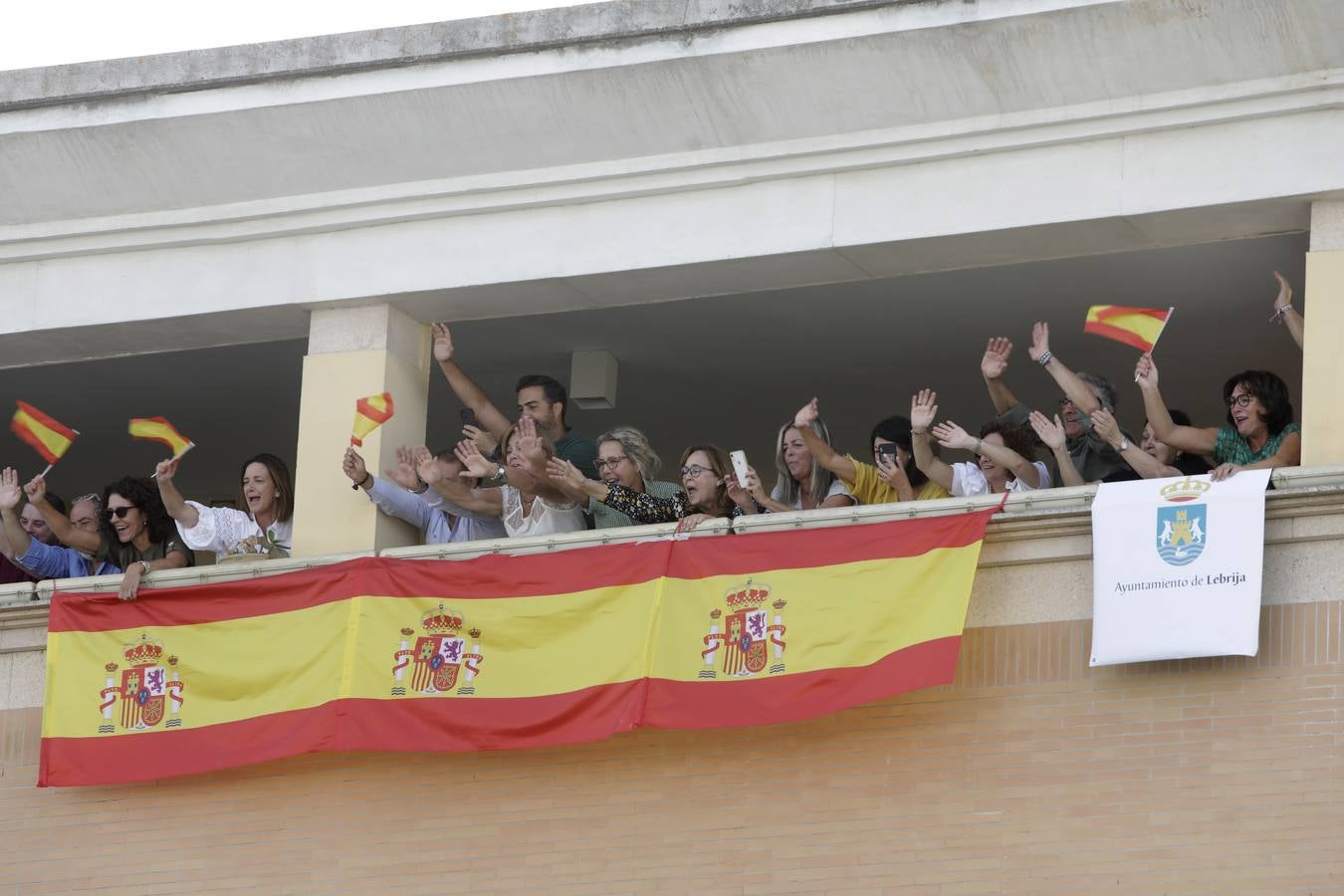 Los vecinos de Lebrija se volcaron con el Rey Felipe VI