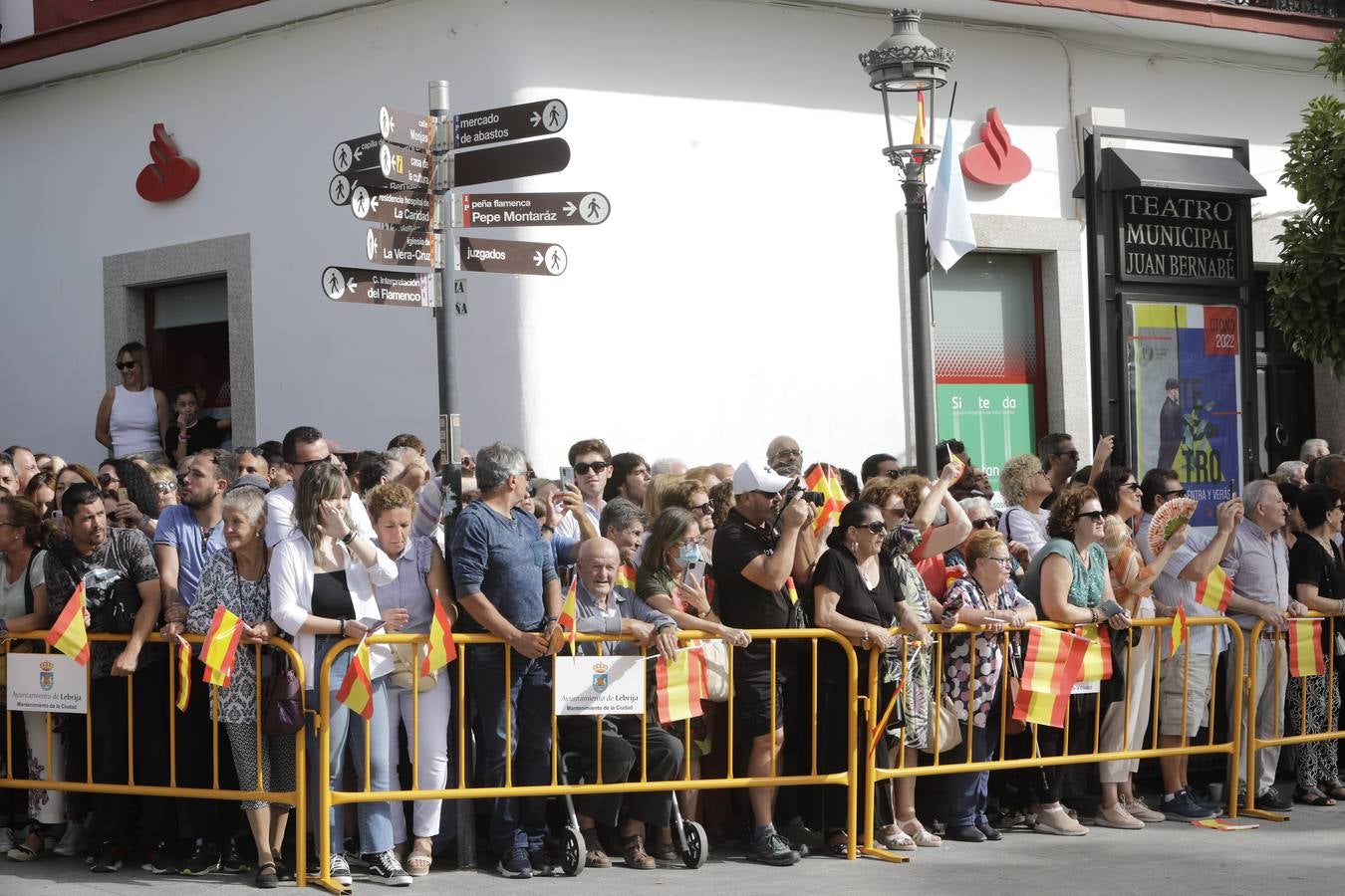 Los vecinos de Lebrija se volcaron con el Rey Felipe VI