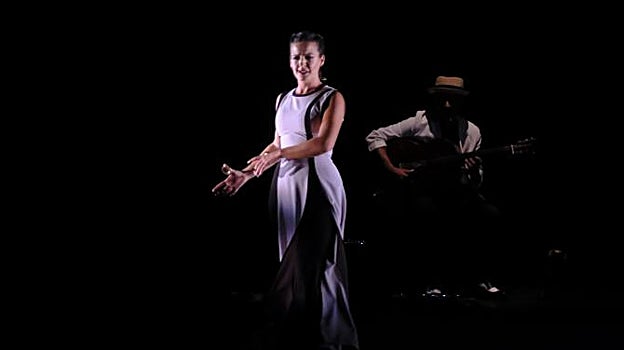 Ana Morales en su espectáculo 'Peculiar', en la pasada Bienal