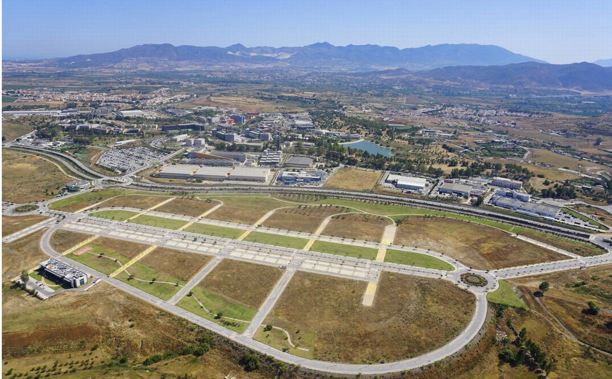 Vista aérea de la ampliación del Parque Tecnológico de Andalucía