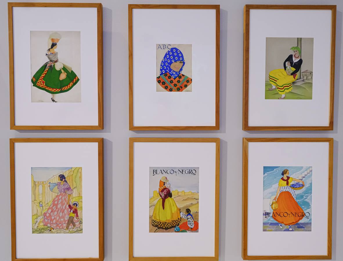 Exposición 'Dibujantas. Pioneras de la ilustración' en la Galería de ABC en Sevilla