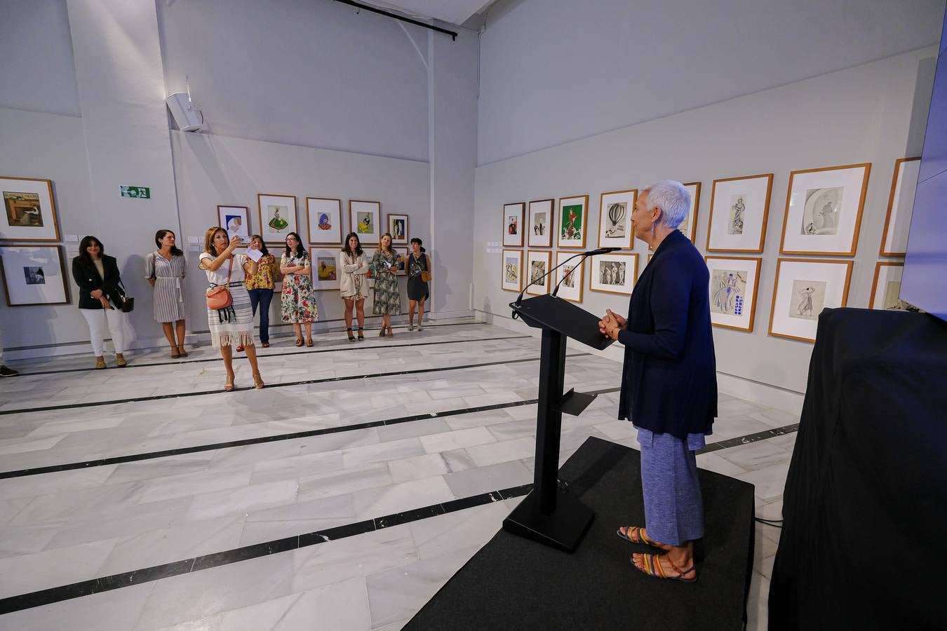 Exposición 'Dibujantas. Pioneras de la ilustración' en la Galería de ABC en Sevilla