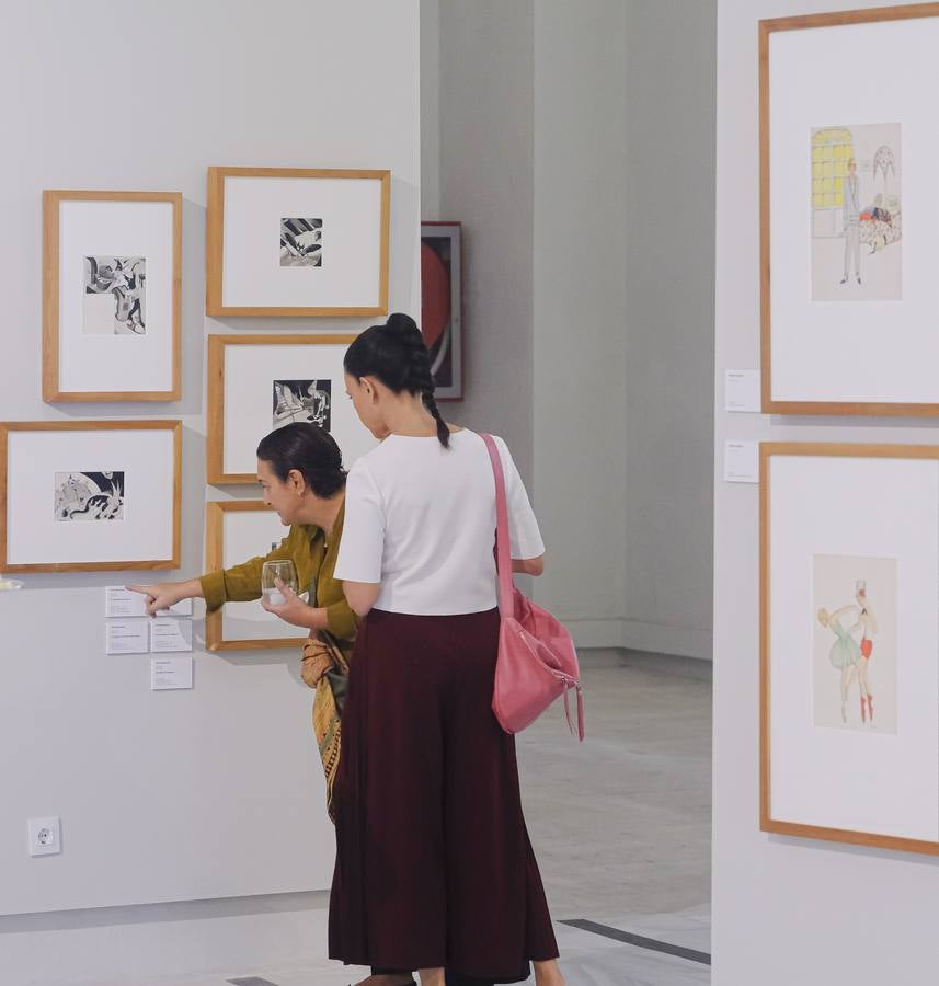 Exposición 'Dibujantas. Pioneras de la ilustración' en la Galería de ABC en Sevilla