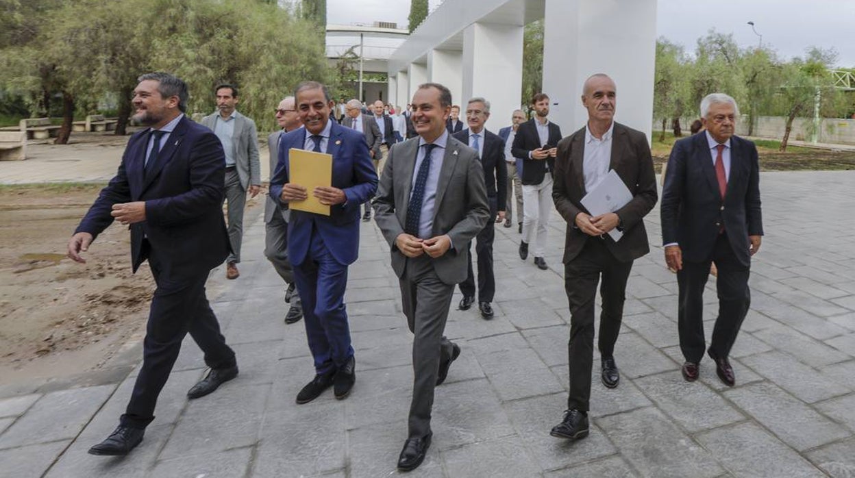 Sevilla inaugura los espacios del proyecto Cartuja Qanat de medidas innovadoras de climatización urbana