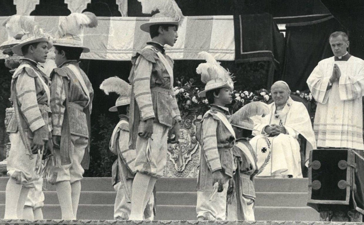 Visita del Papa Juan Pablo II a Sevilla en 1982