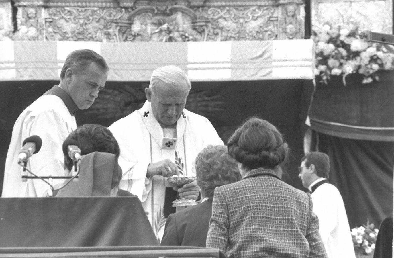 Visita del Papa Juan Pablo II a Sevilla en 1982