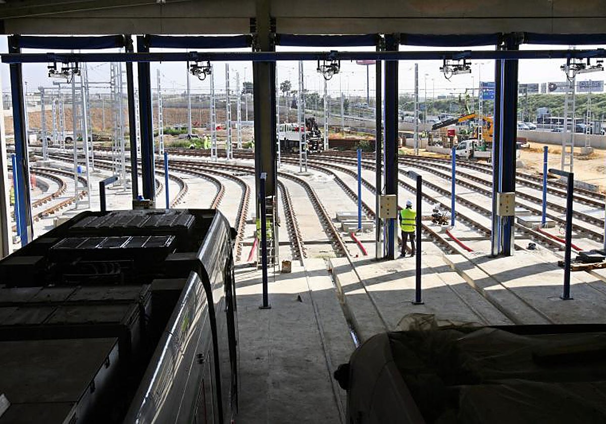 Cocheras del Metro de Sevilla