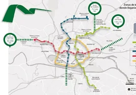 Los proyectos del metro olvidan a la población del área metropolitana de Sevilla