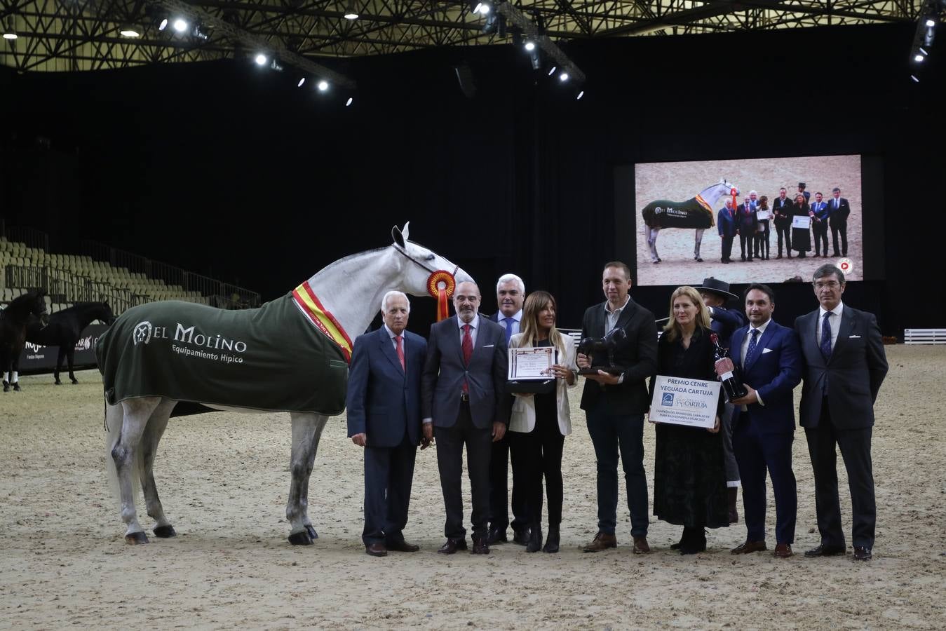 Caballistas y caballos recibieron este domingo sus premios como colofón a una gran edición de Sicab