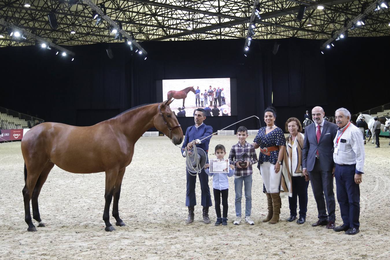 Caballistas y caballos recibieron este domingo sus premios como colofón a una gran edición de Sicab