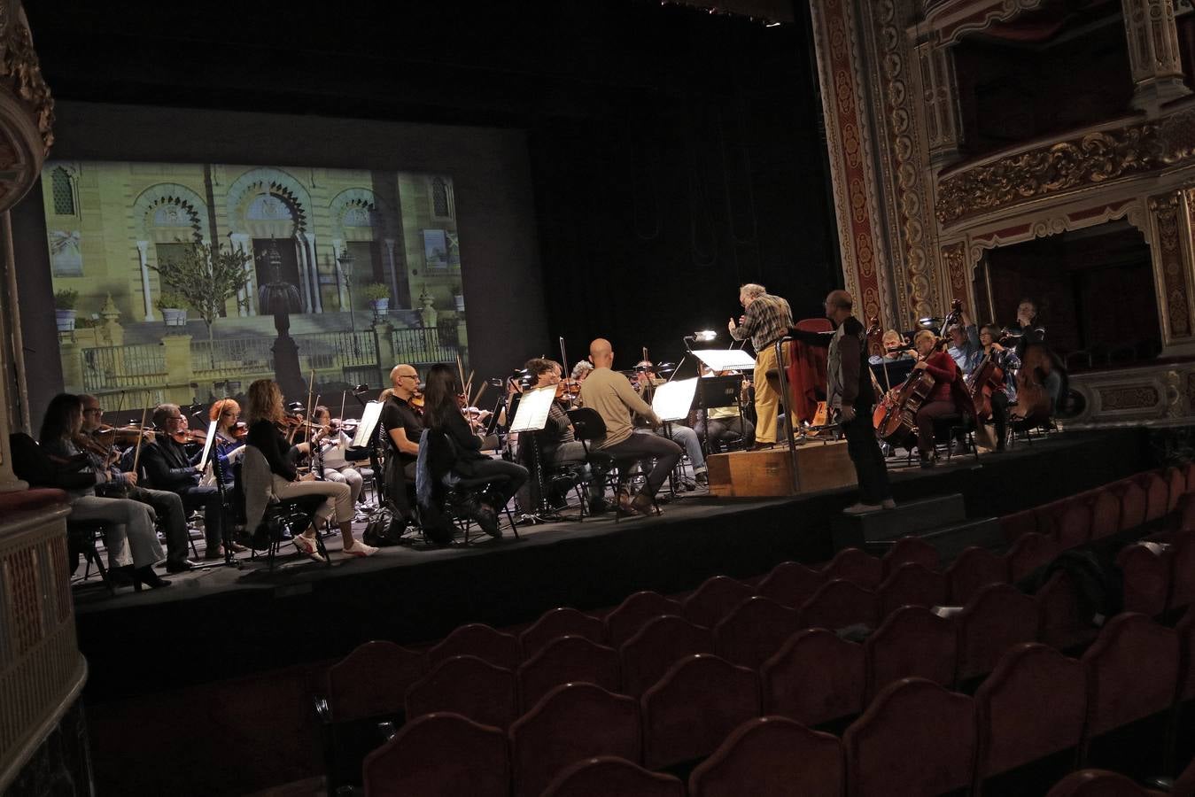 Ensayo general de la Real Orquesta Sinfónica de Sevilla
