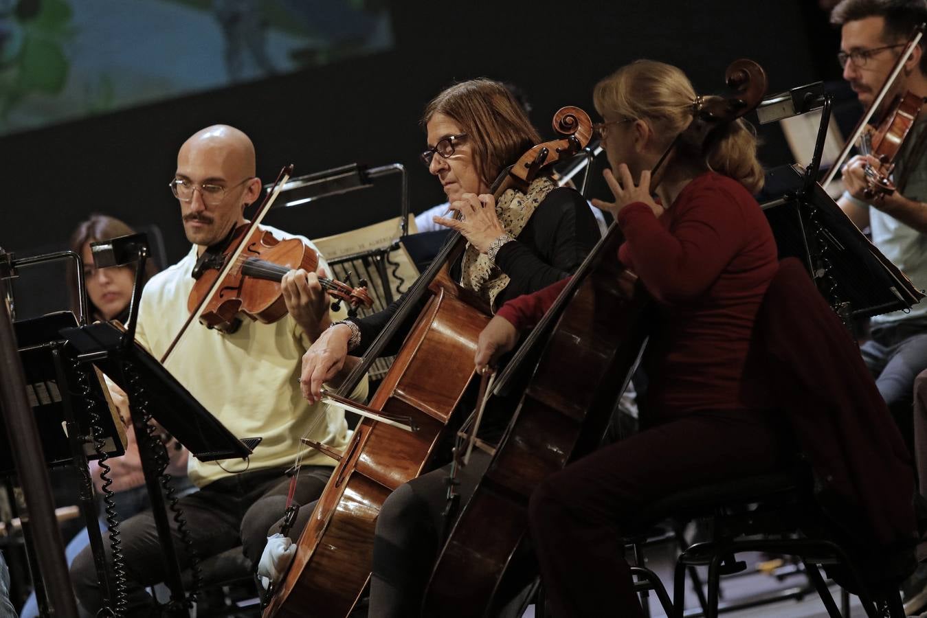 Ensayo general de la Real Orquesta Sinfónica de Sevilla