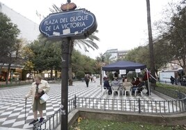 La plantilla de Tussam demanda una estancia en la plaza del Duque con una carpa sindical