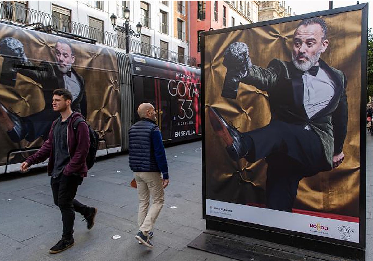 Exposición 'La emoción de los Goya', montada en Sevilla para la edición de 2019