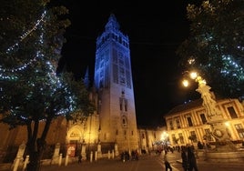 El Ayuntamiento descarta para esta Navidad el mapping en la Giralda por falta de patrocinadores