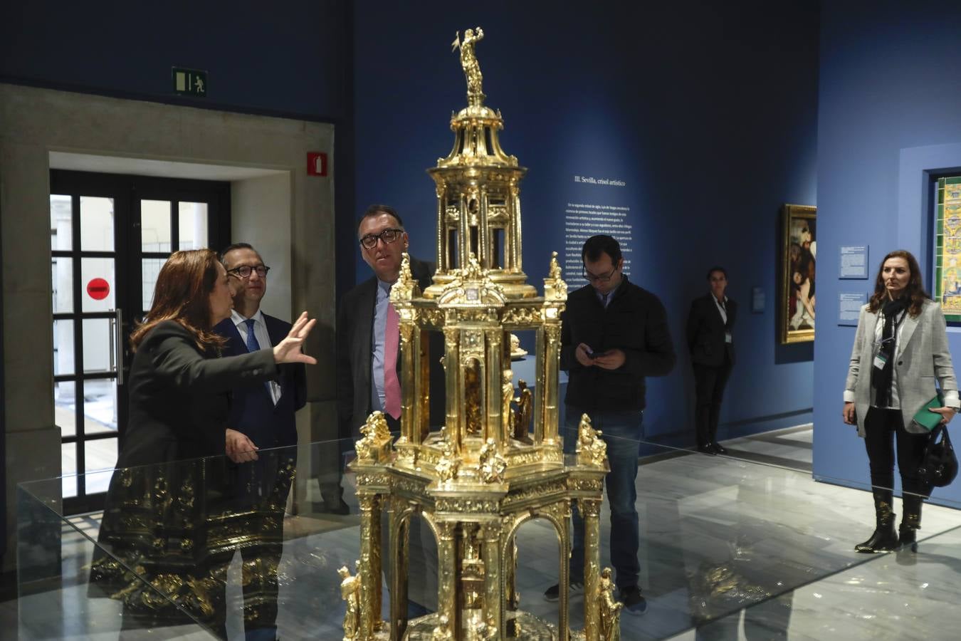 Inauguración de la exposición 'El arte del Renacimiento en Sevilla' en el Bellas Artes