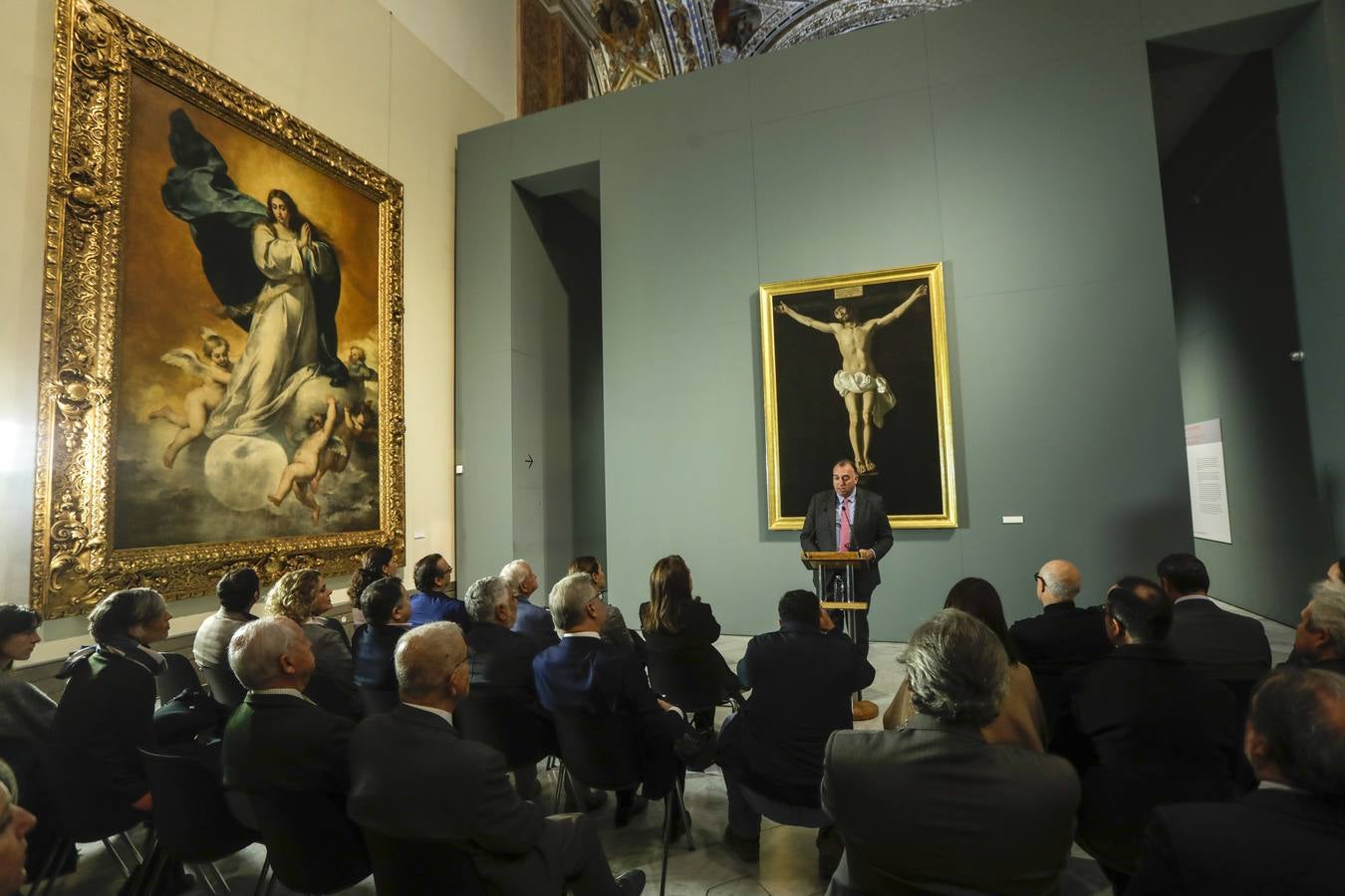 Inauguración de la exposición 'El arte del Renacimiento en Sevilla' en el Bellas Artes