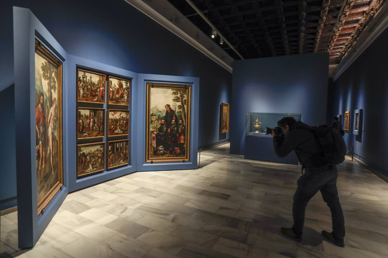 Inauguración de la exposición 'El arte del Renacimiento en Sevilla' en el Bellas Artes