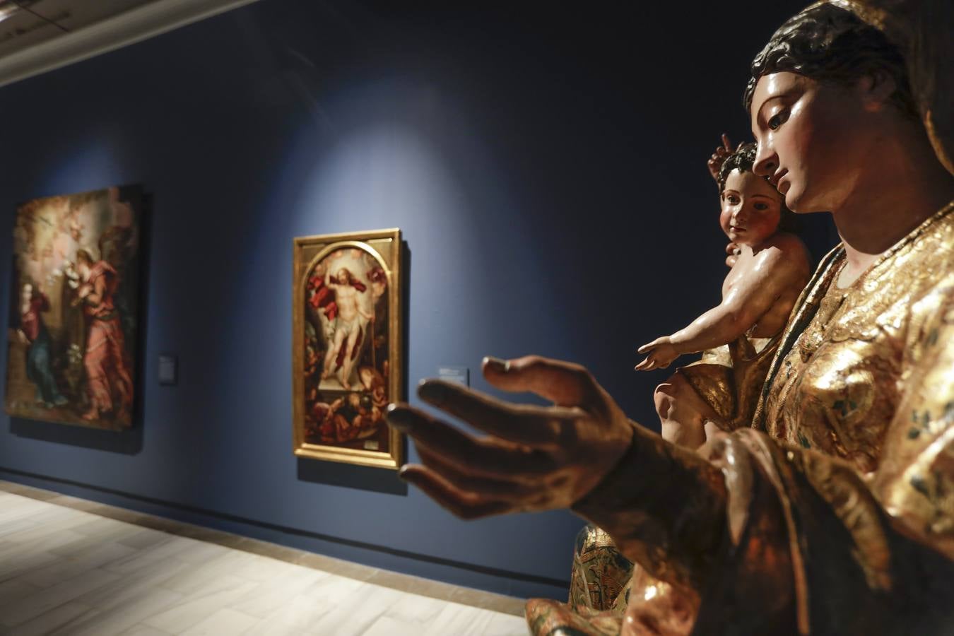 Inauguración de la exposición 'El arte del Renacimiento en Sevilla' en el Bellas Artes