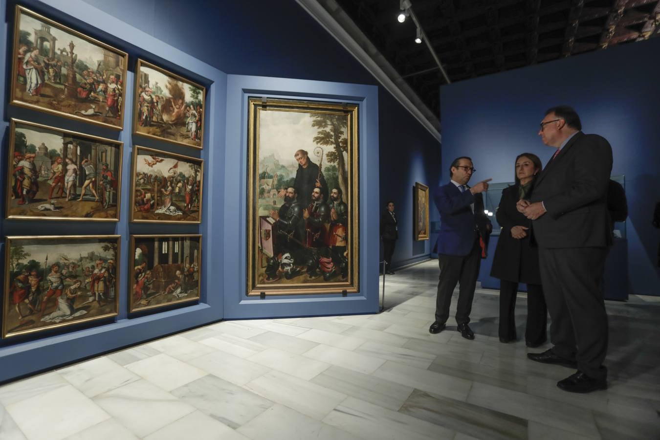 Inauguración de la exposición 'El arte del Renacimiento en Sevilla' en el Bellas Artes