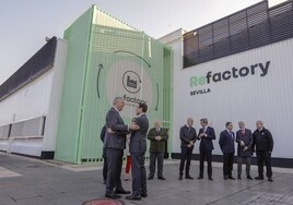 Las imágenes de la inauguración de la planta de economía circular Refactory Sevilla