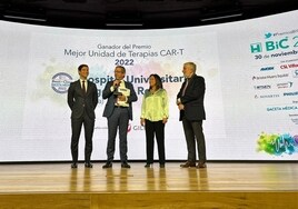 El Virgen del Rocío recibe el premio BIC a la mejor unidad española de terapias CAR-T