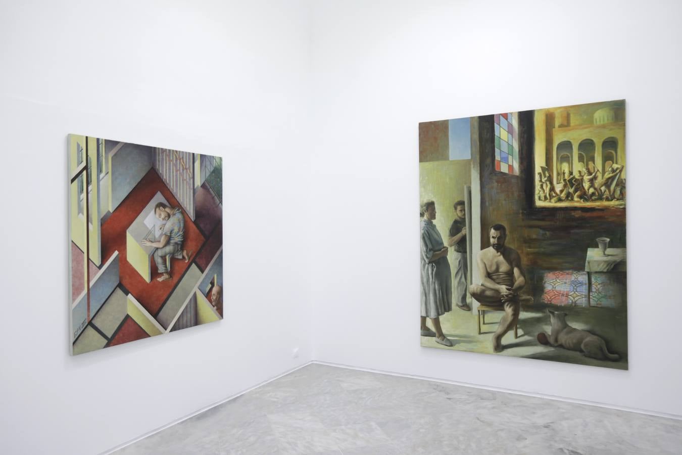 Presentación de la exposición "Devenir pinturas" en el CAAC de Sevilla