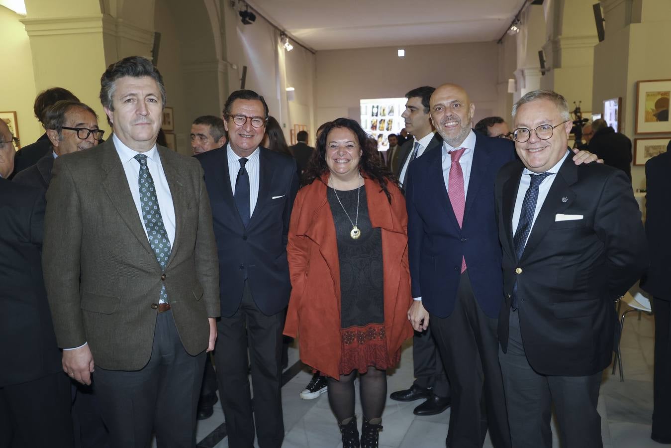 Luis Aldea, Manuel Lobo, Nani Aguilar, Sergio Sopeña y Fermín Vázquez