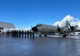 Las imágenes de la despedida del avión P-3 Orión en la Base Aérea de Morón