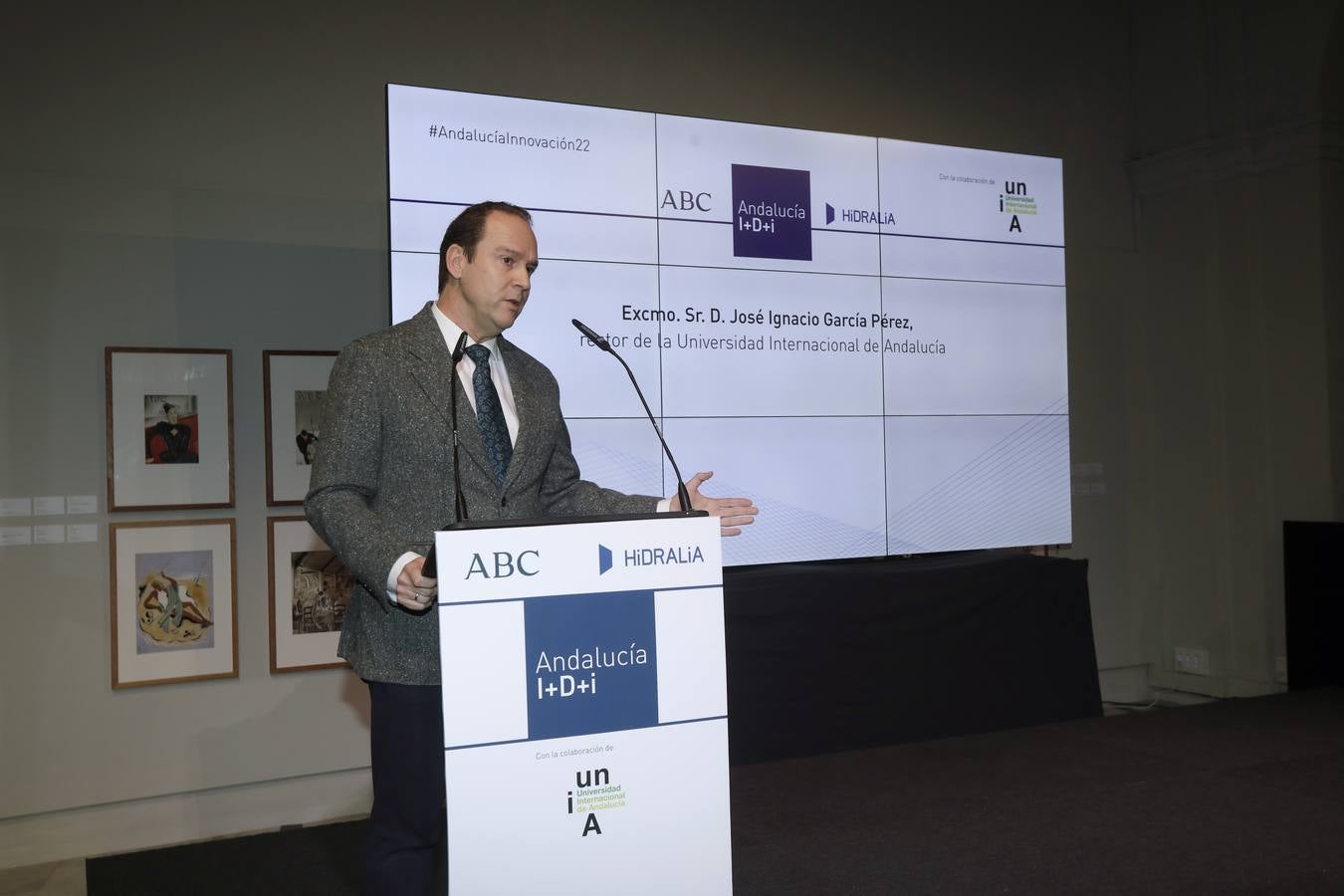 José Ignacio García, durante la presentación del especial