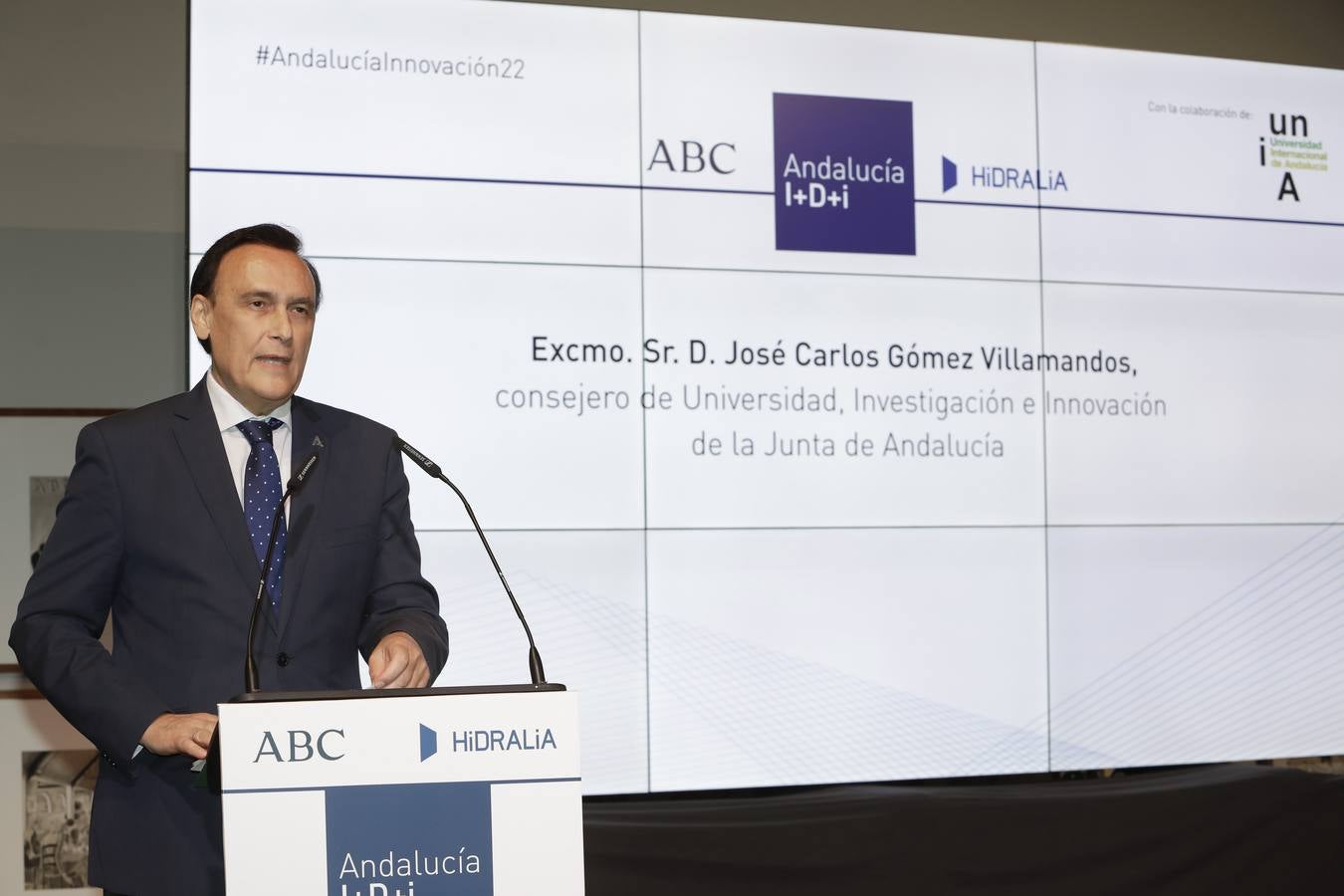 Juan Carlos Gómez Villamandos, durante la presentación del especial