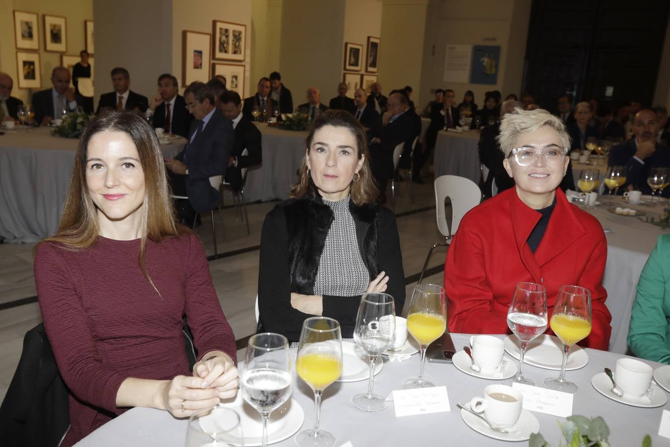 Nieves Valenzuela, María Jesús Pereira y Rosa Siles