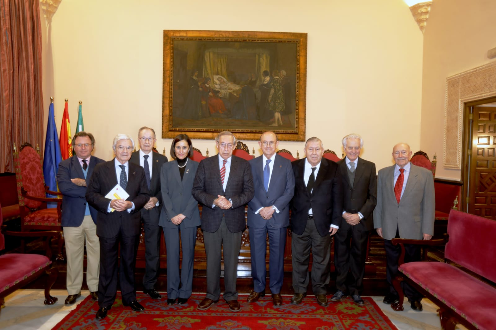 Asistentes a la presentación del último libro del catedrático Filosofía del Derecho Andrés Ollero Tassara, 'Votos particulares'