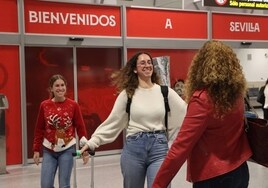 El Aeropuerto de Sevilla programa casi 3.000 vuelos desde Nochebuena hasta el 10 de enero