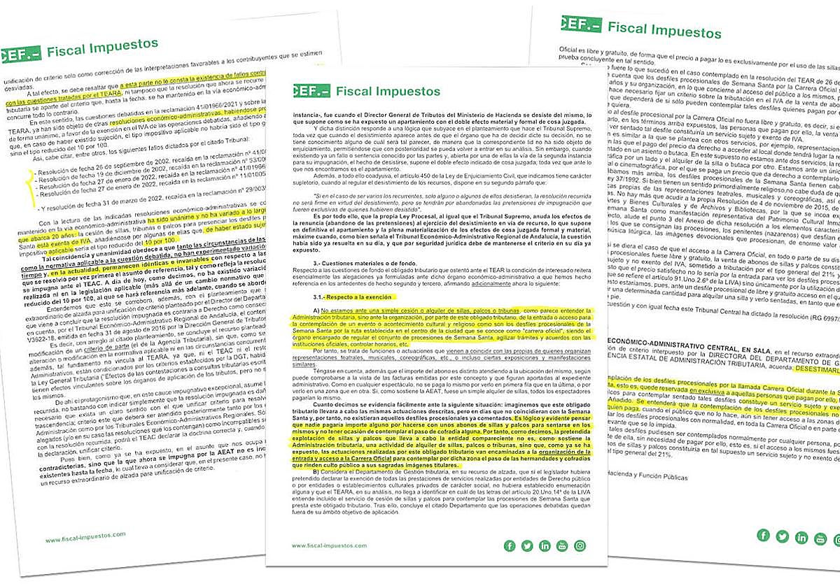 Las claves de la sentencia sobre el IVA de las sillas de la Carrera Oficial