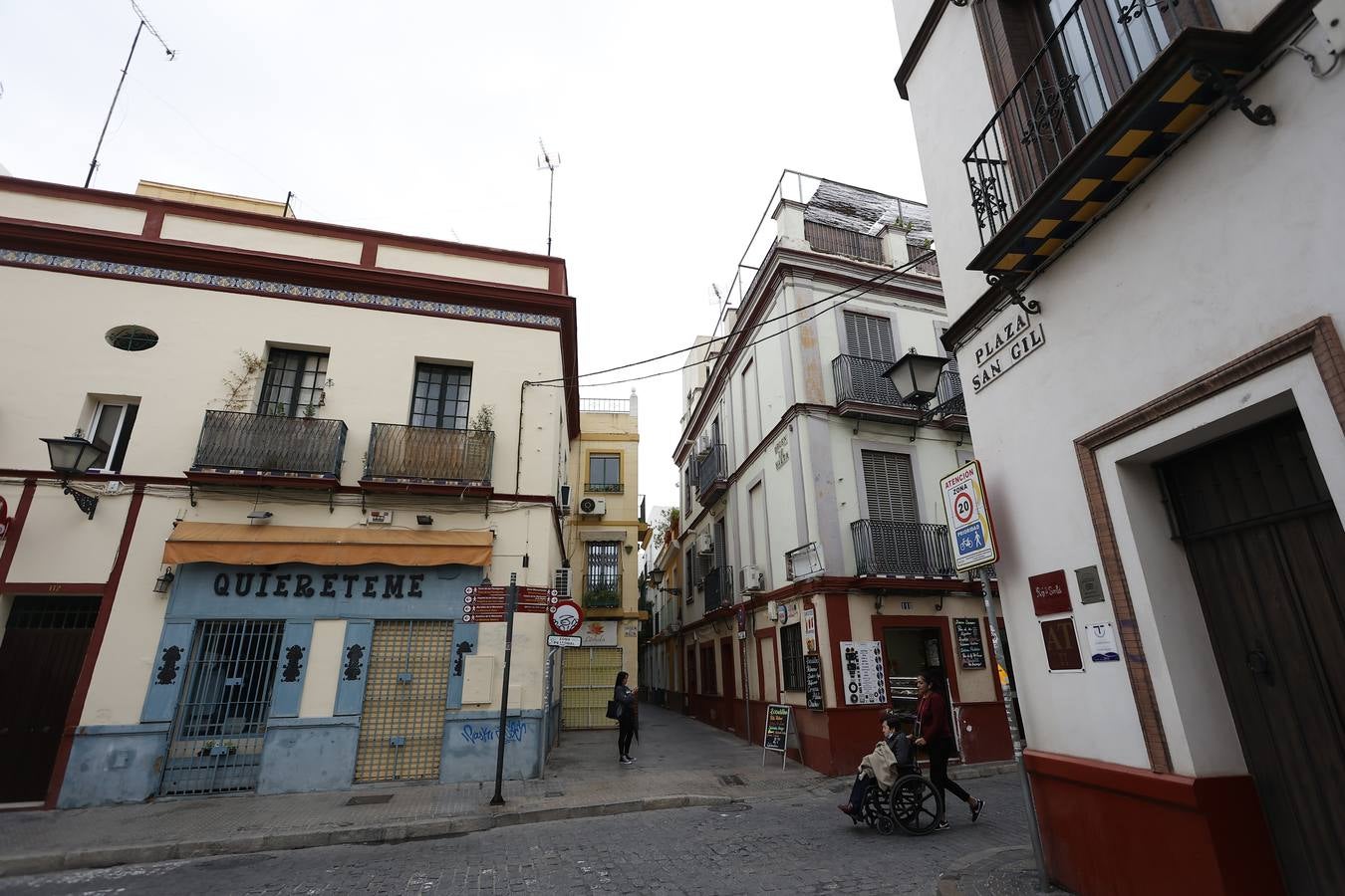 Rincones y calles significativas del barrio de la Macarena