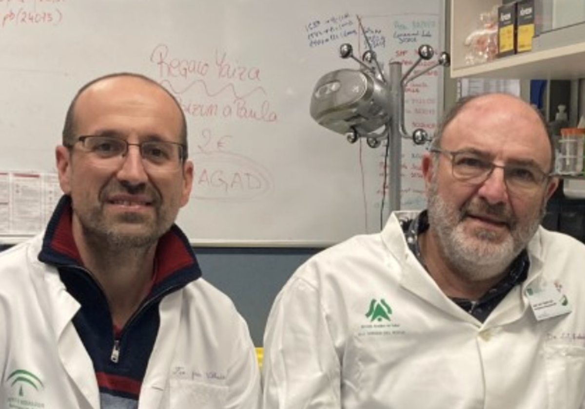 Los doctores Javier Villadiego y Juan José Toledo, participantes en el estudio
