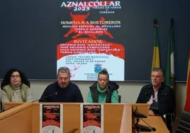 Los hermanos Campuzano y Espartaco se suman al homenaje póstumo a Teófilo González en Aznalcóllar