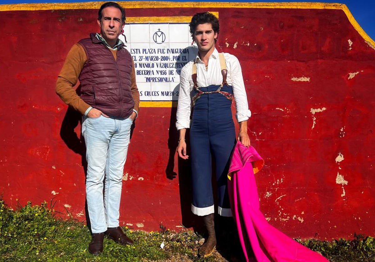 Enrique Peña y Manolo Vázquez, en la que fuera finca del Brujo de San Bernardo