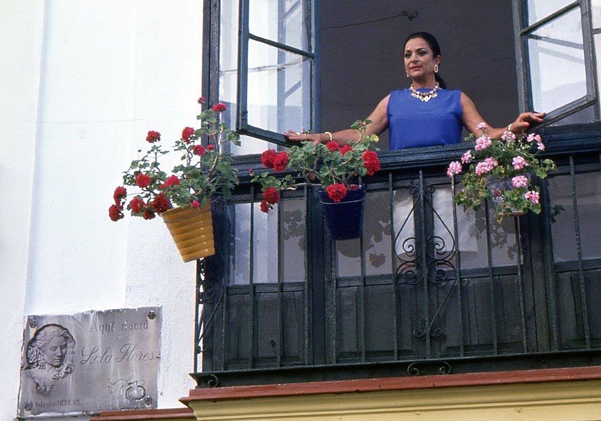 Lola Flores, en la casa donde nació